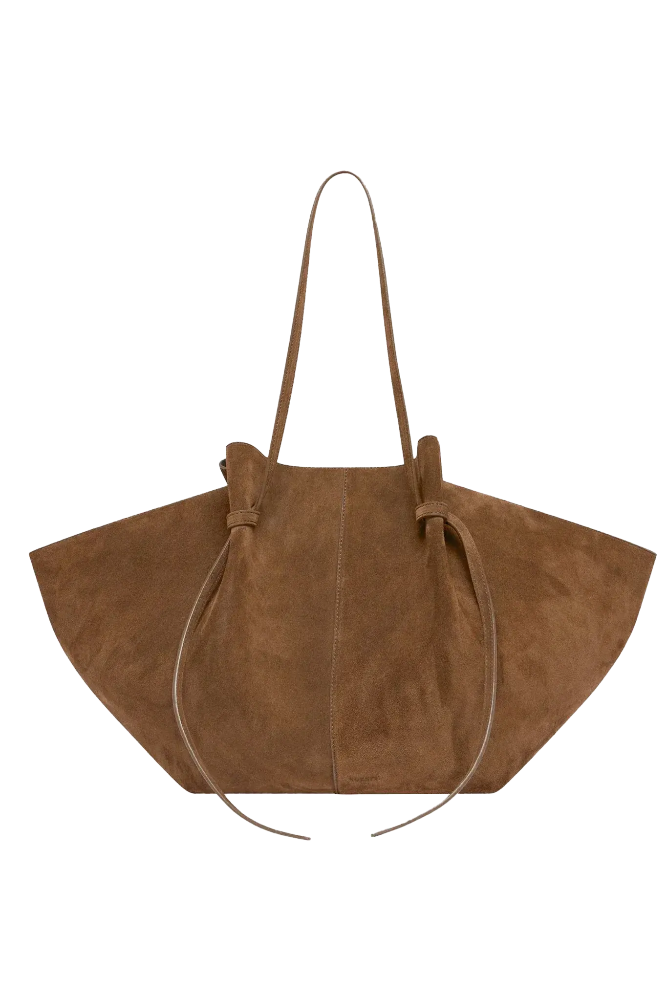 Tasche Large Mochi Suede in Cognac