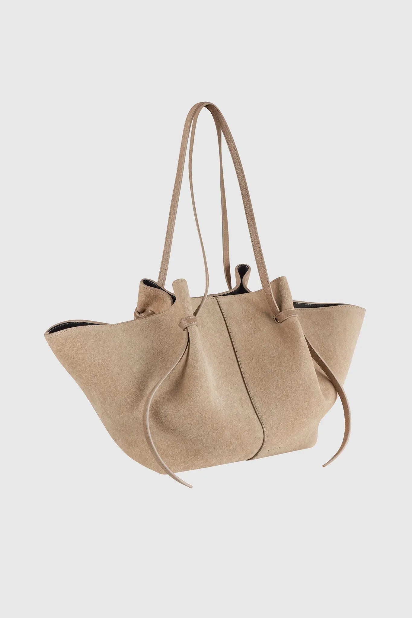 Tasche Large Mochi Suede in Sand