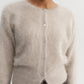 Cardigan Coco Brushed in Taupe