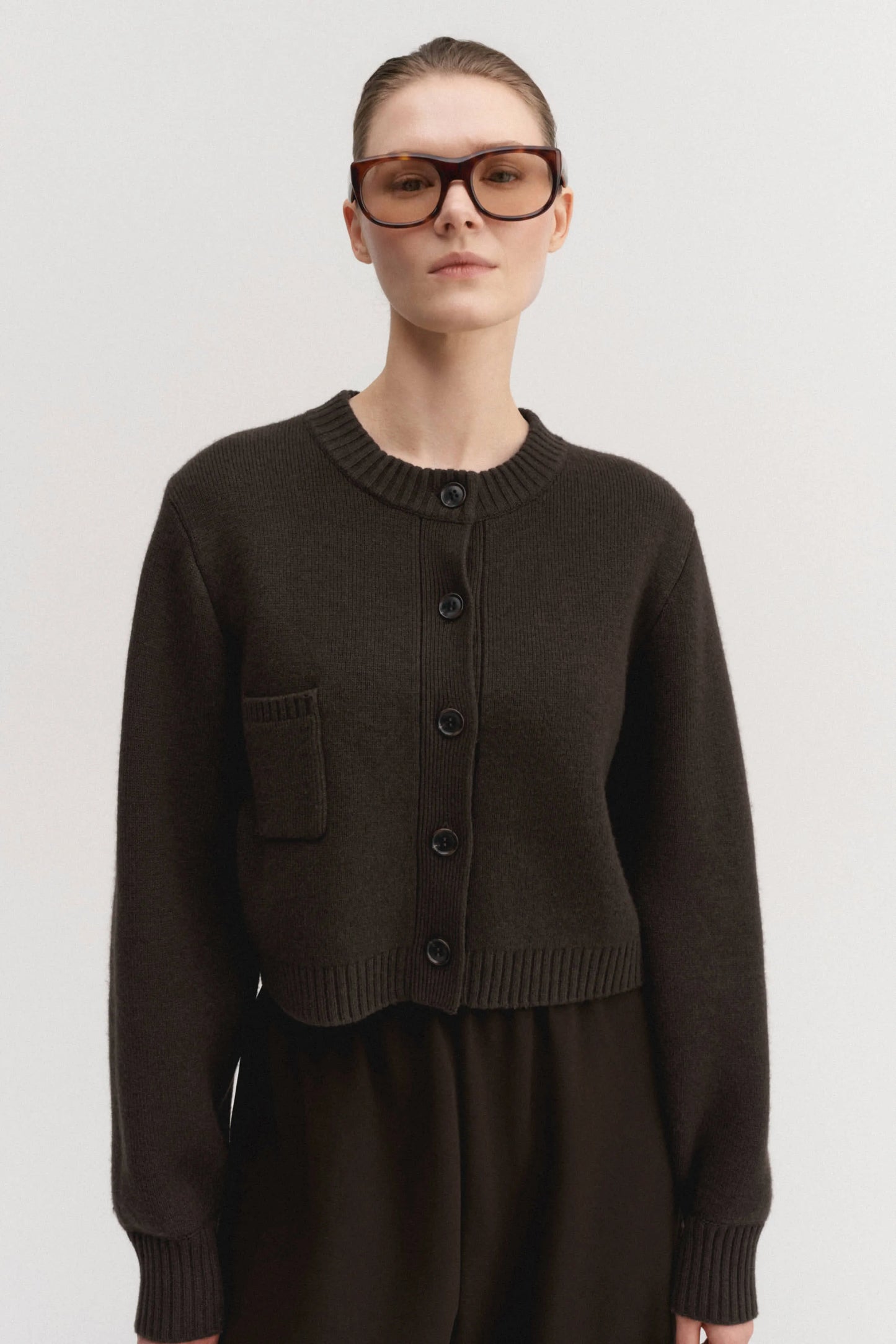 Cardigan Zozo in Chocolate