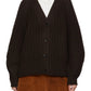 Cardigan Rotterdam in Brown Wood