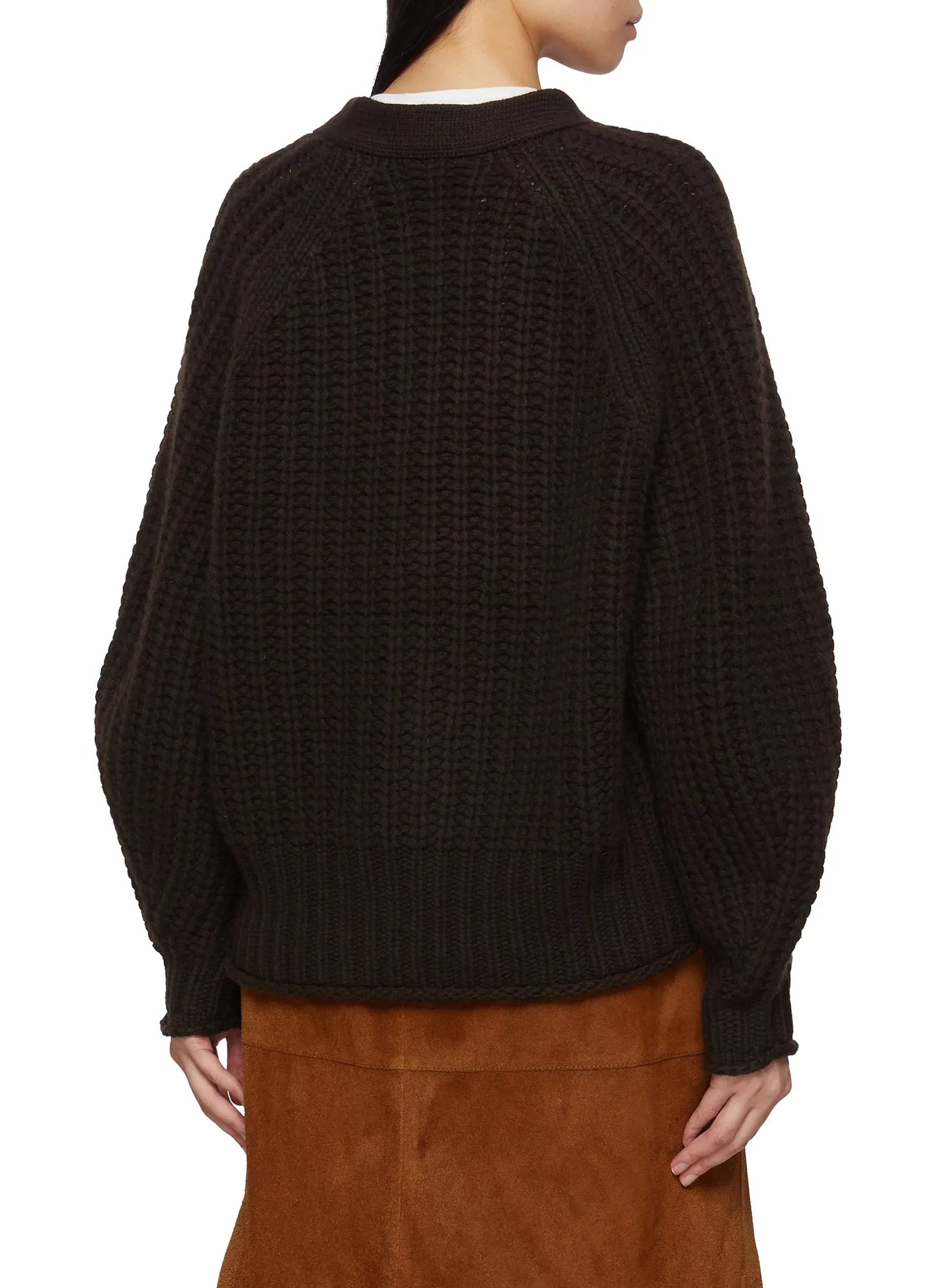 Cardigan Rotterdam in Brown Wood