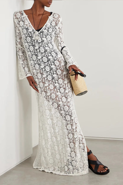 Kleid Della in Ivory