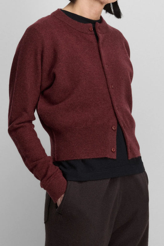 Cardigan Blouson n°257 in Maroon