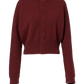 Cardigan Blouson n°257 in Maroon