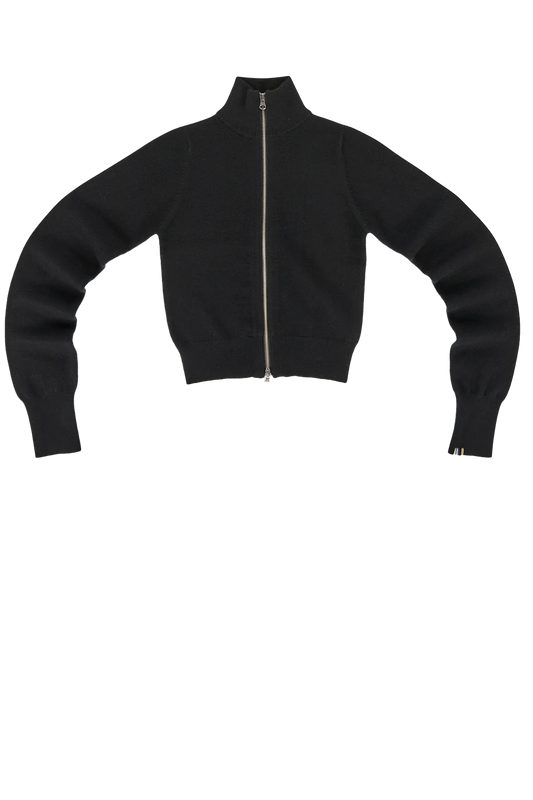 Zip Sweater n°302 Lemon in Raven