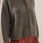 Cardigan The Cashmere Fleck in Silver