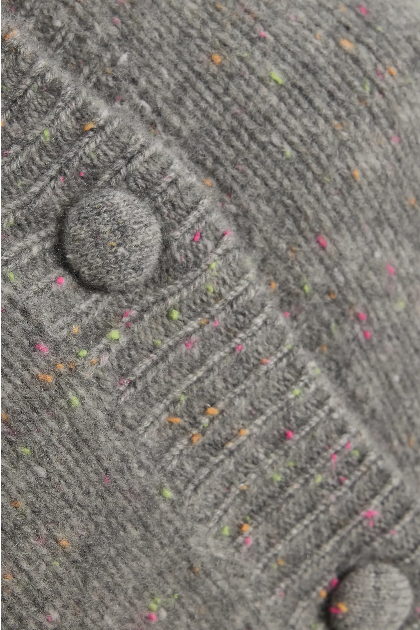 Cardigan The Cashmere Fleck in Silver