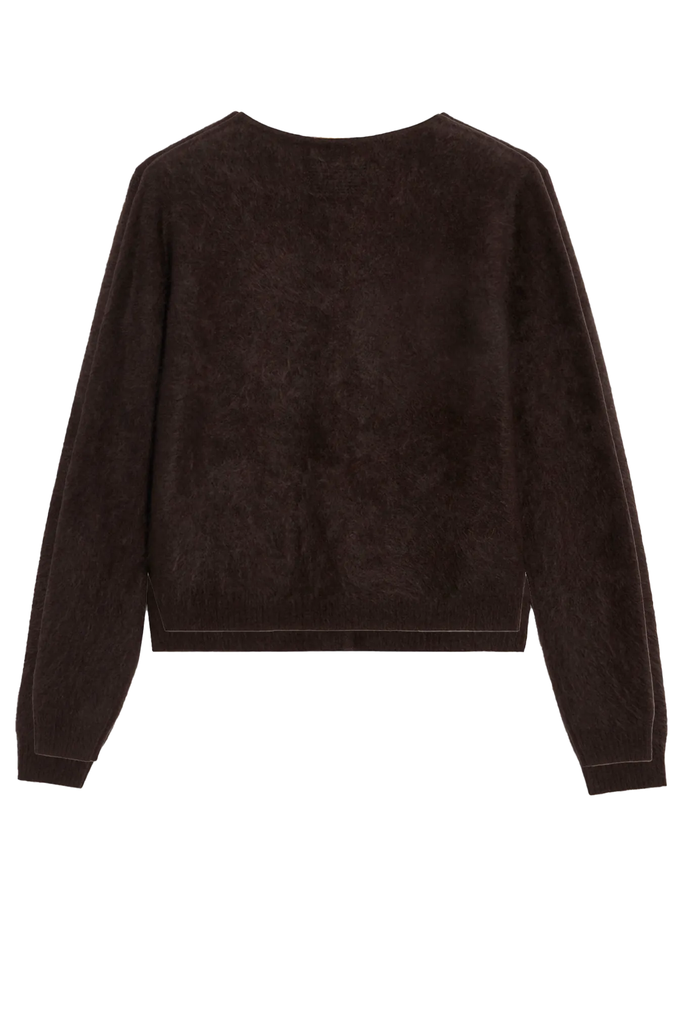 Cashmere Cardigan Grizzly in Chocolate