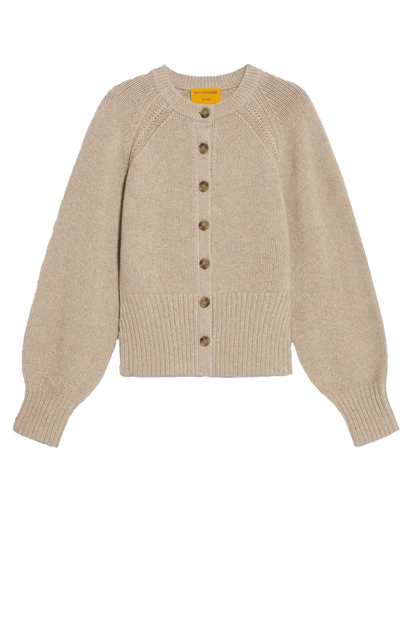 Casmere Cardigan Sculpted in Taupe