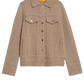 Jacke "Jean" in Taupe