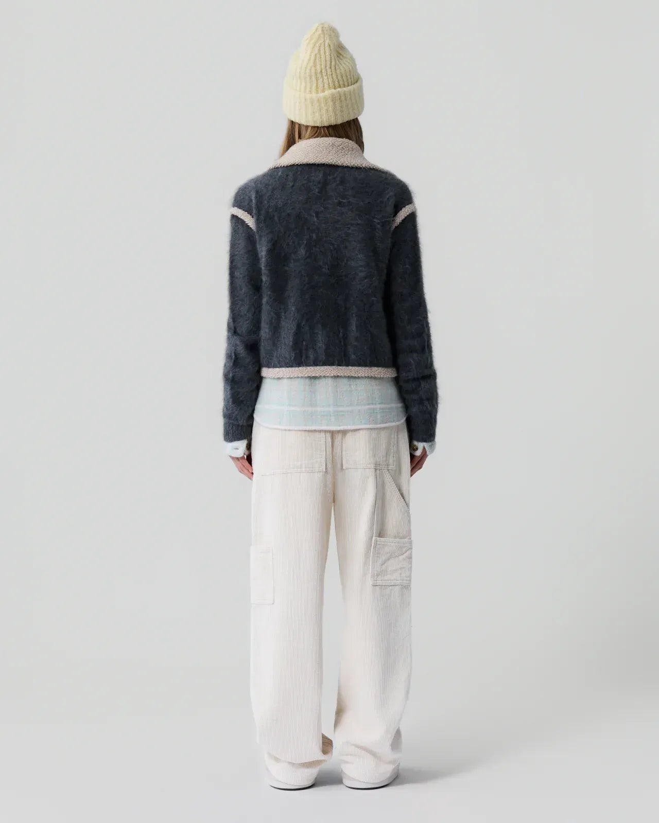 Jacke Grizzly Frankie  in Charcoal/Oatmeal