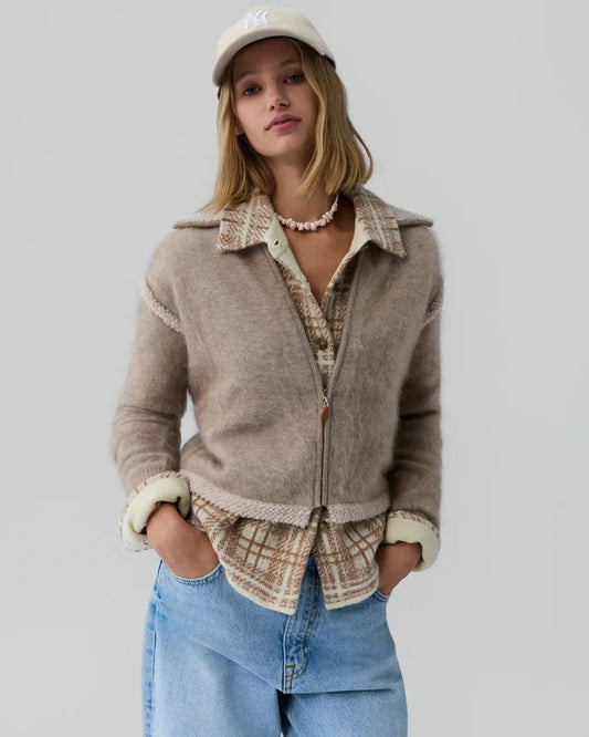 Jacke Grizzly Frankie  in Taupe/Oatmeal