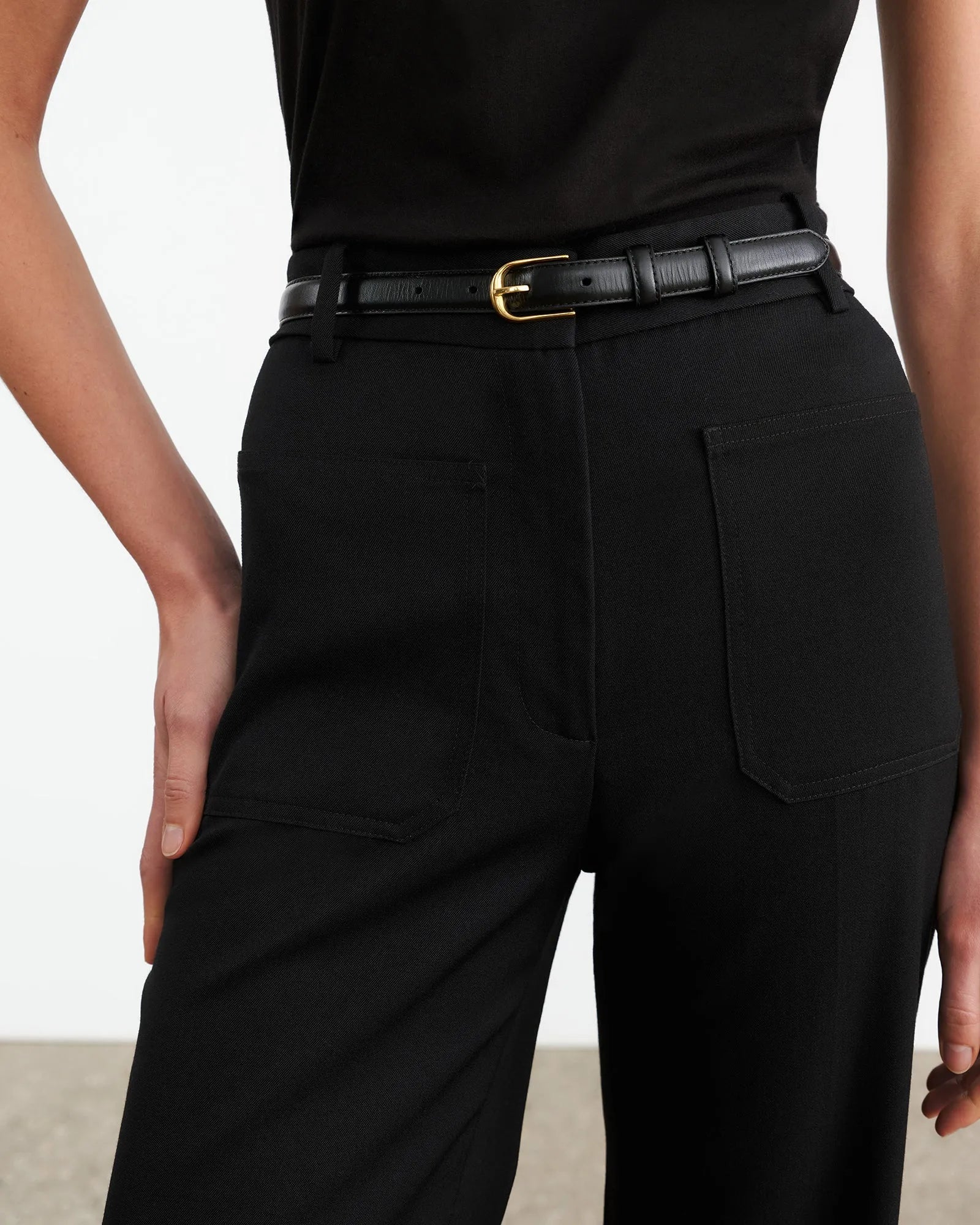 Gürtel Schwarz NILI LOTAN für Damen