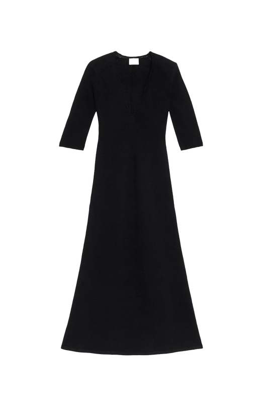 Strick Kleid Salina in Black
