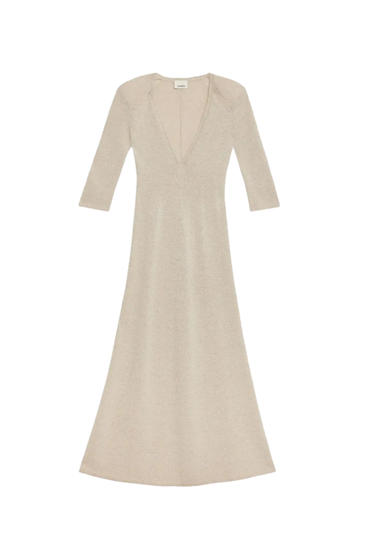 Strick Kleid Salina in Beige