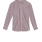 Hemd Fabrizia in Ecru/Burgundy