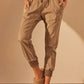 Hose Mixed Media Pant in Coyote