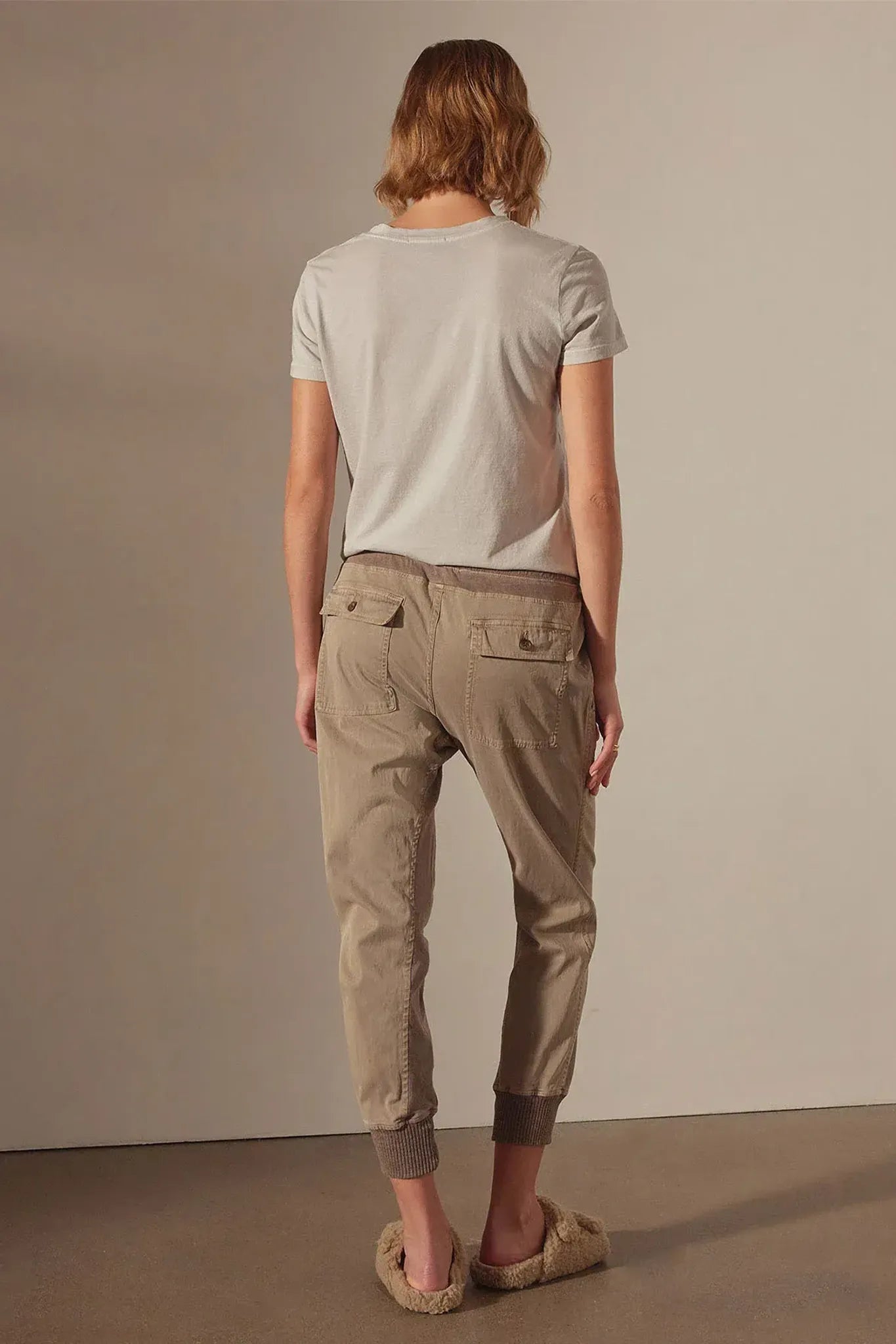 Hose Mixed Media Pant in Coyote