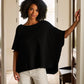 Sweater Capelet Olive in Black