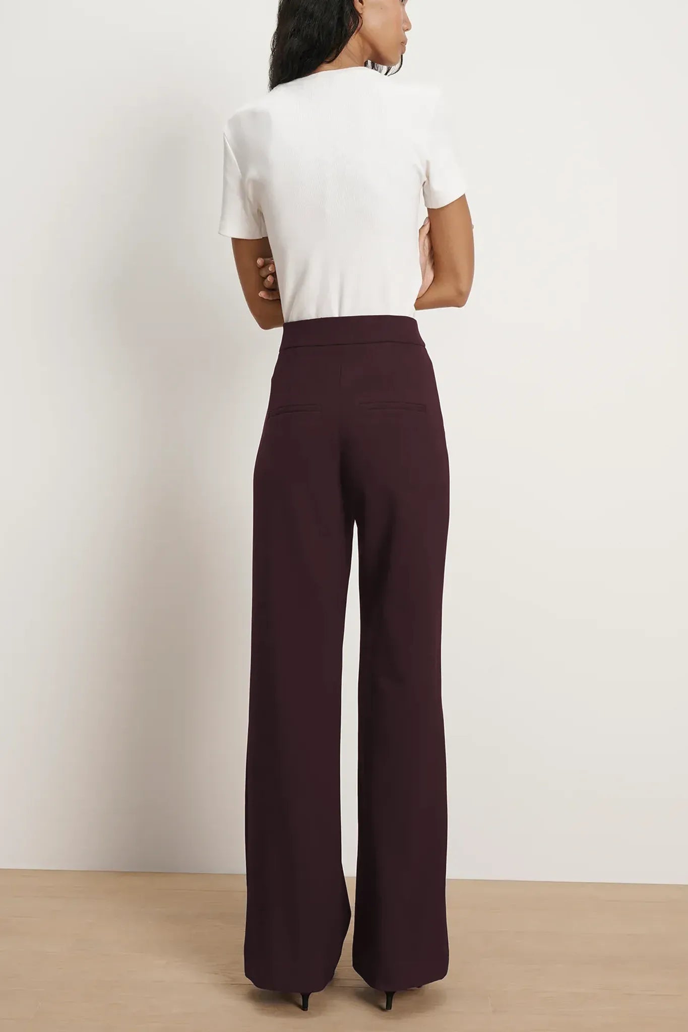 Hose Tonelli in Dark Currant Melange