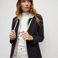 Blazereinsatz Cashmere Hoodie Dickey in Grey