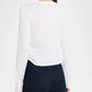 Top Kisha in White
