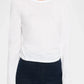 Top Kisha in White