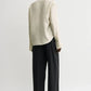 Bluse Cowl in Ecru