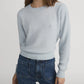 Pullover The Chain Pointelle LS in Sky Blue
