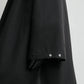 Mantel Gathered Parachute  in Black