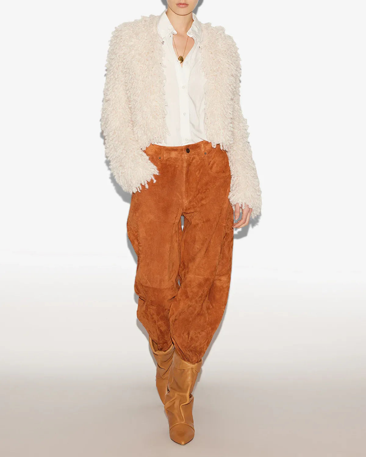 Jacke Fedra in Ecru