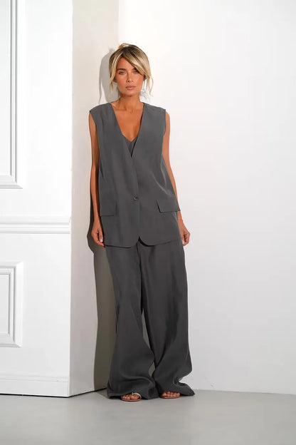 Weste Oversized Miyu In Grey