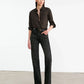 Shirt Cotton Voile NL in Chocolate Brown