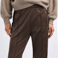 Hose Flores in Brown