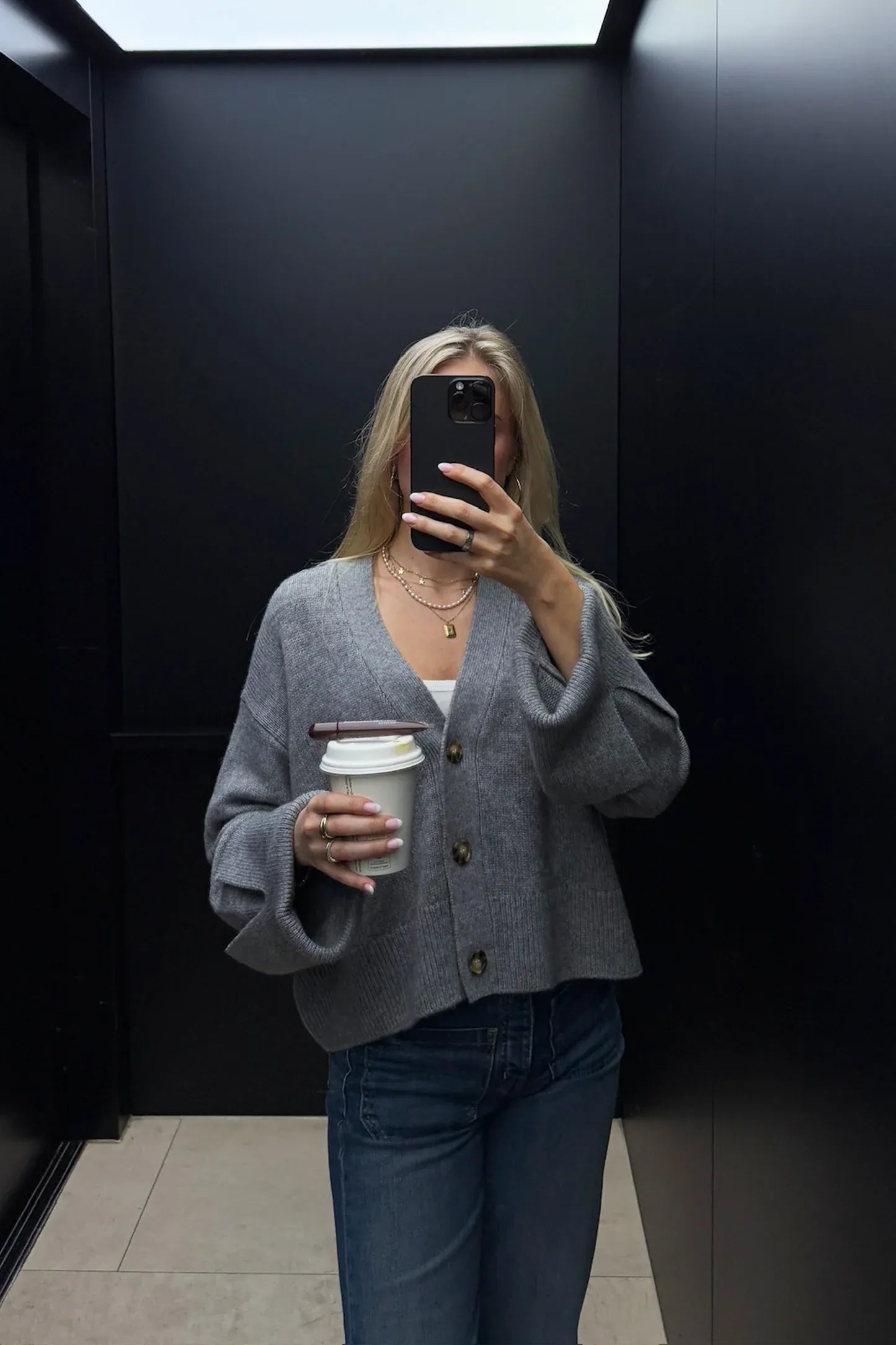 Cardigan Paix Next in Grey