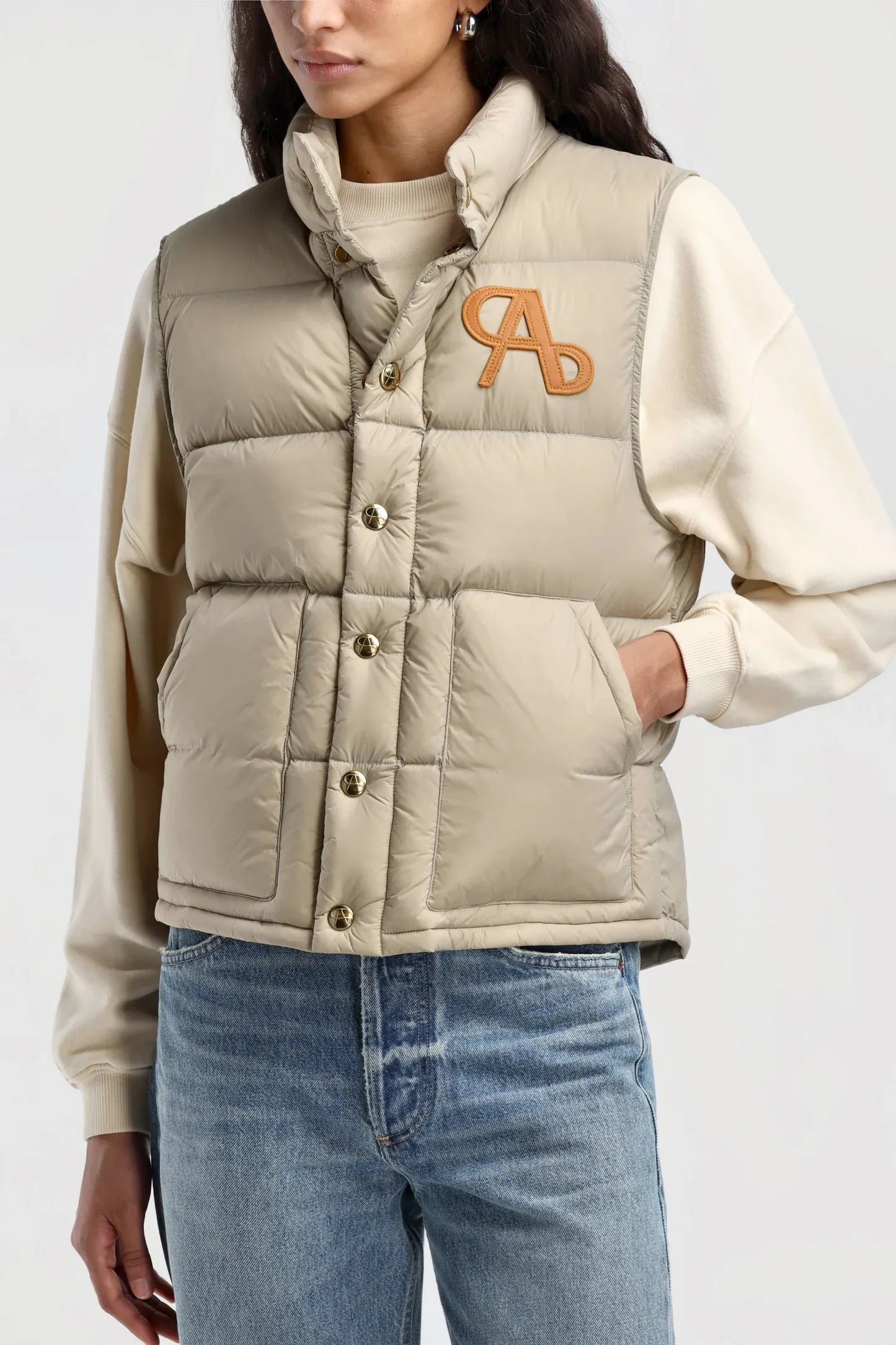 Weste Saint Honore in Beige