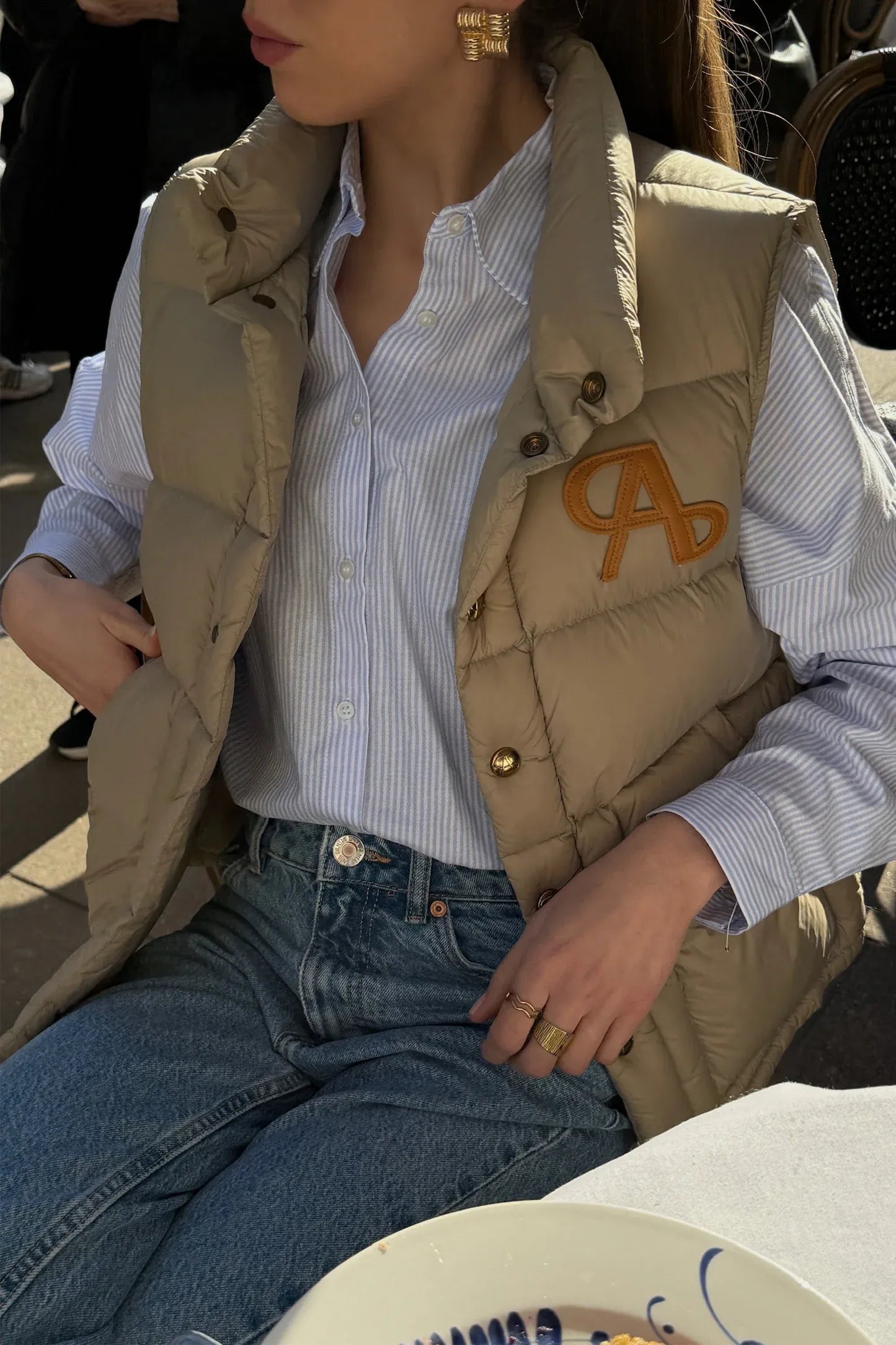 Weste Saint Honore in Beige