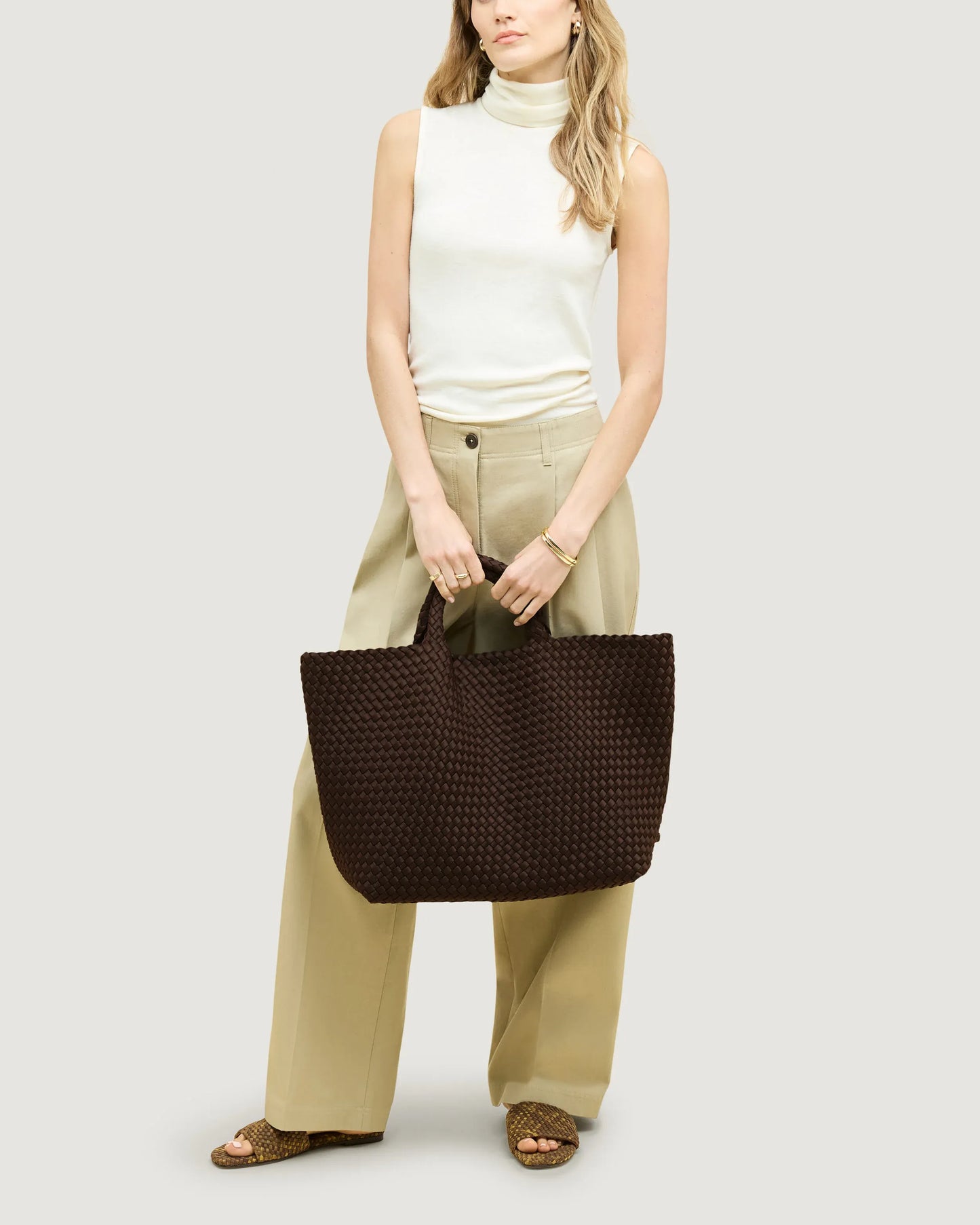 Tasche St Barths Large Tote in Chocolate