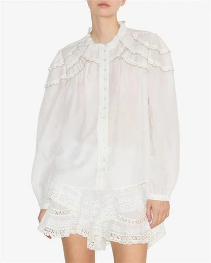 Bluse Christa in White