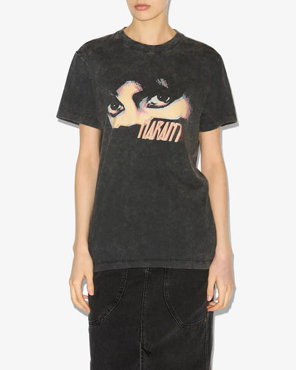 T-Shirt Zoeline in Faded Black
