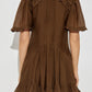 Kleid Celyana in Dark Khaki