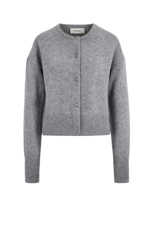 Cardigan Noemie in Silver Grey