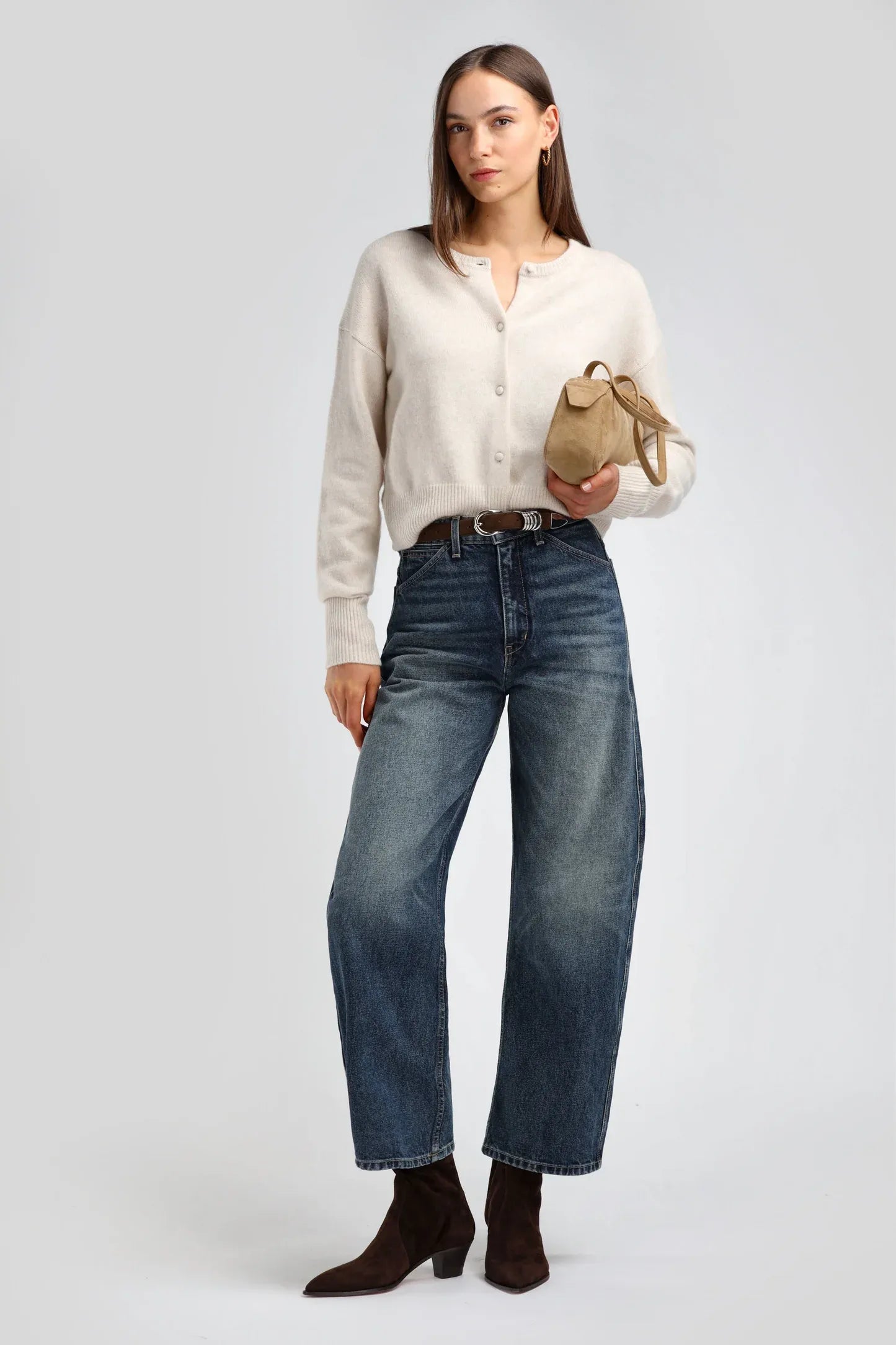 Cardigan Noemie in Ecru