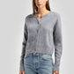 Cardigan Noemie in Silver Grey