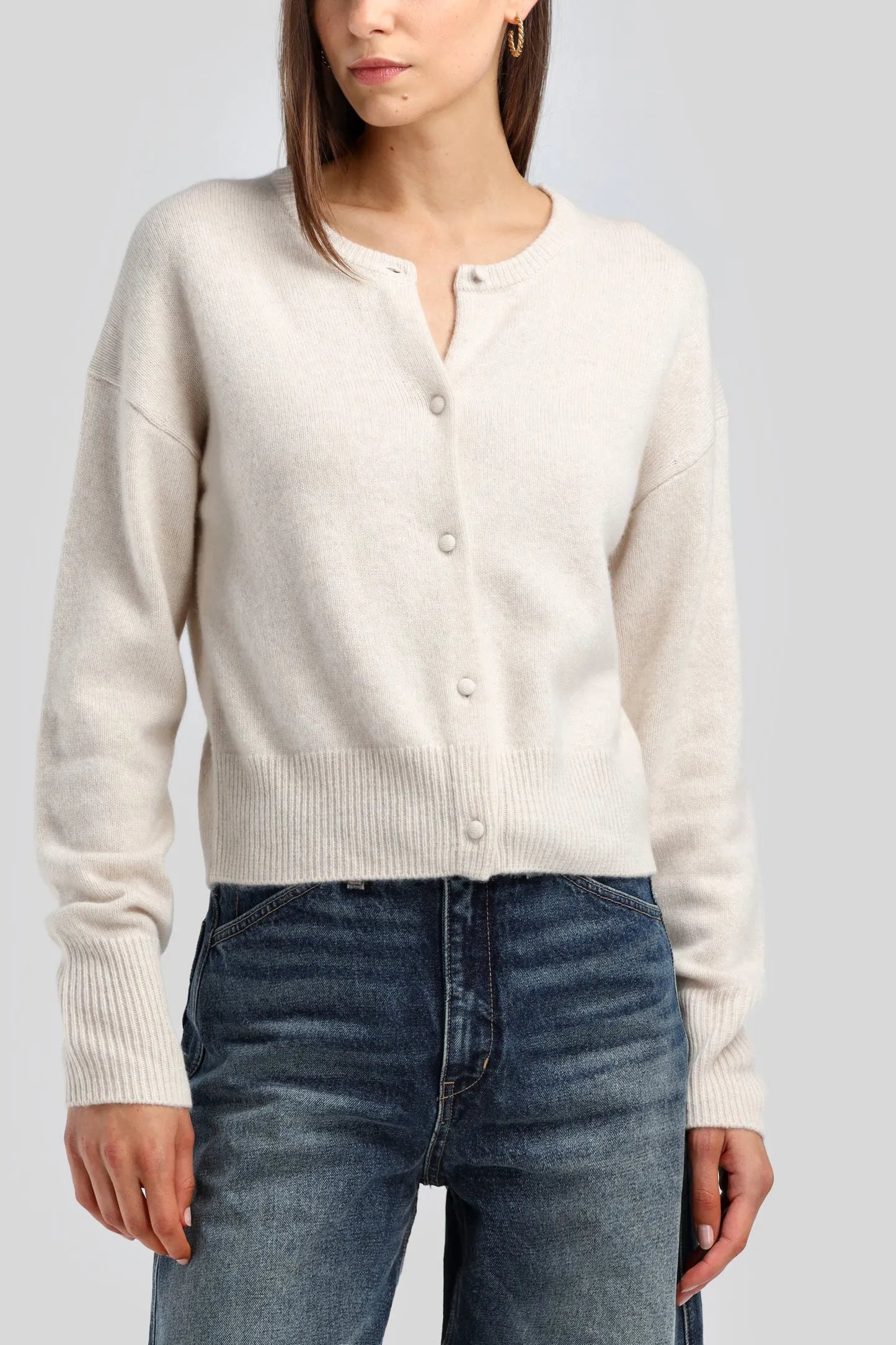 Cardigan Noemie in Ecru