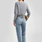 Cardigan Noemie in Silver Grey