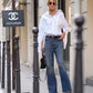 Bluse Jaqueline In White