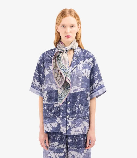 Seidentuch Cialda in Rosa