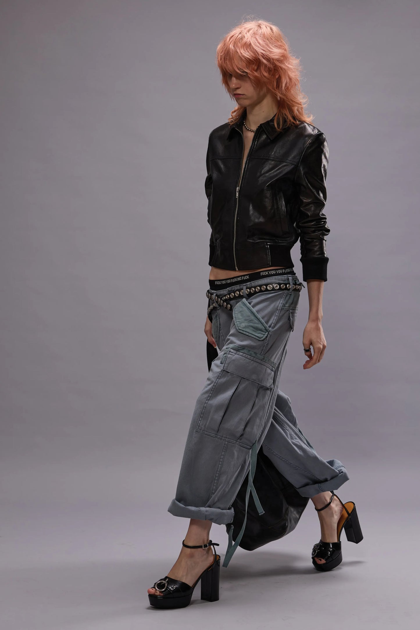 Lederjacke Berlin in Black Leather